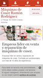 Mobile Screenshot of maquinas-coser-asturias.com
