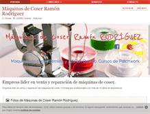 Tablet Screenshot of maquinas-coser-asturias.com
